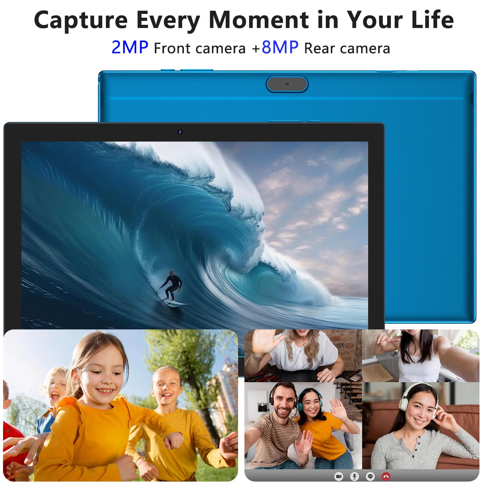 Amazon.co.jp: Android 15タブレット、10インチ 8GB RAM+32GB ROM+1TB